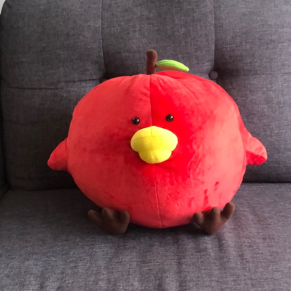 NWT - Big Tropical Fruit Bird 2 Apple Toropikaruzu with tag